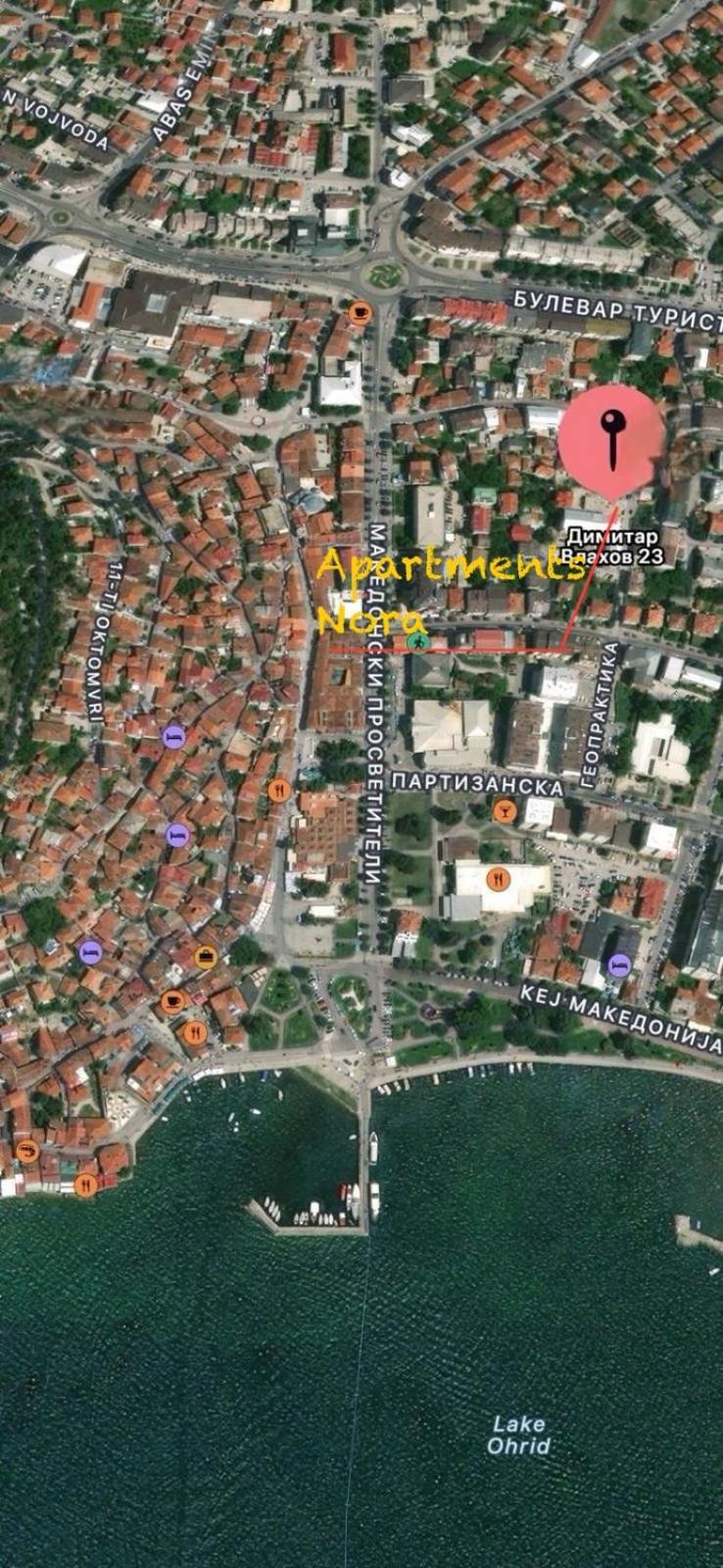 Apartments Nora Ohrid Eksteriør billede